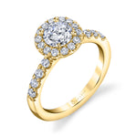 Halo Engagement Ring