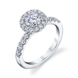 Halo Engagement Ring