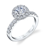 Halo Engagement Ring
