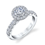 Halo Engagement Ring