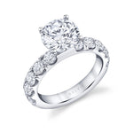 Engagement Ring with a Thick Band - Octavie