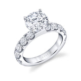 Engagement Ring with a Thick Band - Octavie