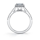 Margot - Princess Cut Split Shank Engagement Ring