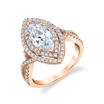 Jocelina - Unique Marquise Engagement Ring