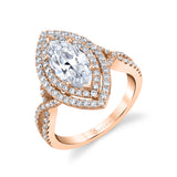 Jocelina - Unique Marquise Engagement Ring