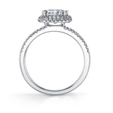 Clarinda - Pear Shaped Engagement Ring with Split Shank