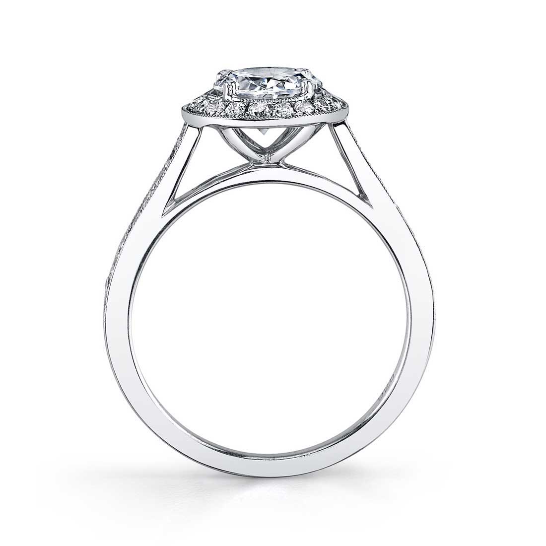 Yvette - Classic Princess Cut Engagement Ring