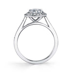 Yvette - Classic Princess Cut Engagement Ring