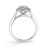 Yvette - Classic Princess Cut Engagement Ring