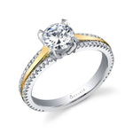 Maryvonne - Unique Solitaire Engagement Ring