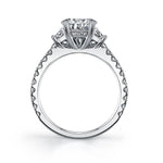 Sabine - Classic Three Stone Engagement Ring