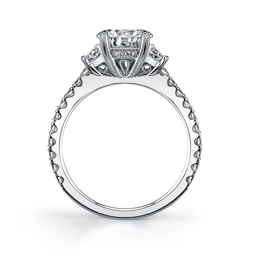 Sabine - Classic Three Stone Engagement Ring