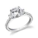 Sabine - Classic Three Stone Engagement Ring