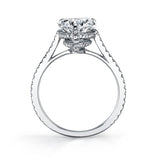 Madalyne - Pear Shaped Solitaire Engagement Ring