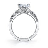 Zelie - Princess Cut Baquette Engagement Ring