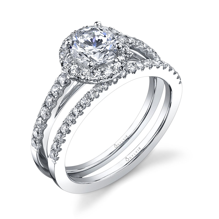 Classic Halo Engagement Ring