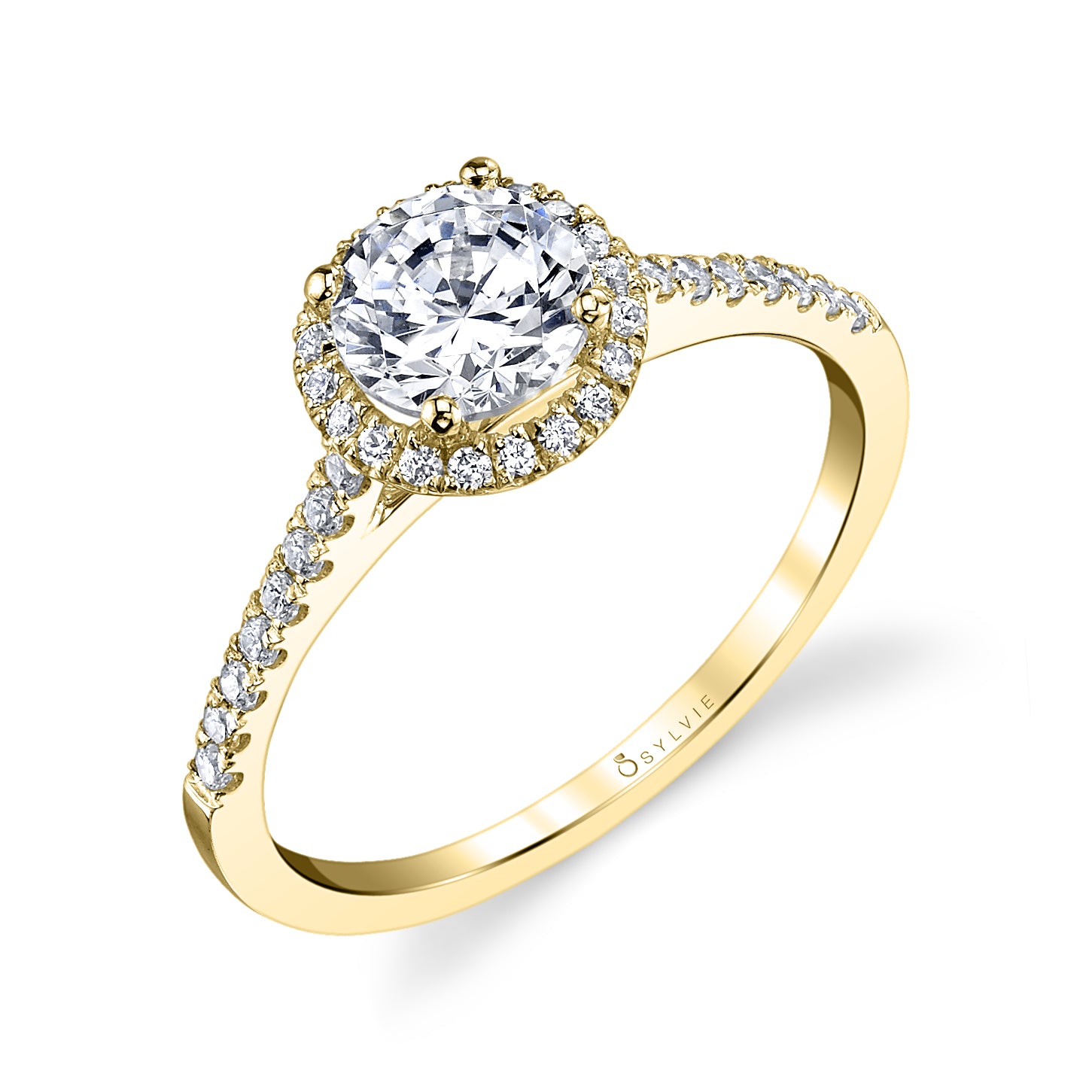 Jenny - Round Halo Engagement Ring