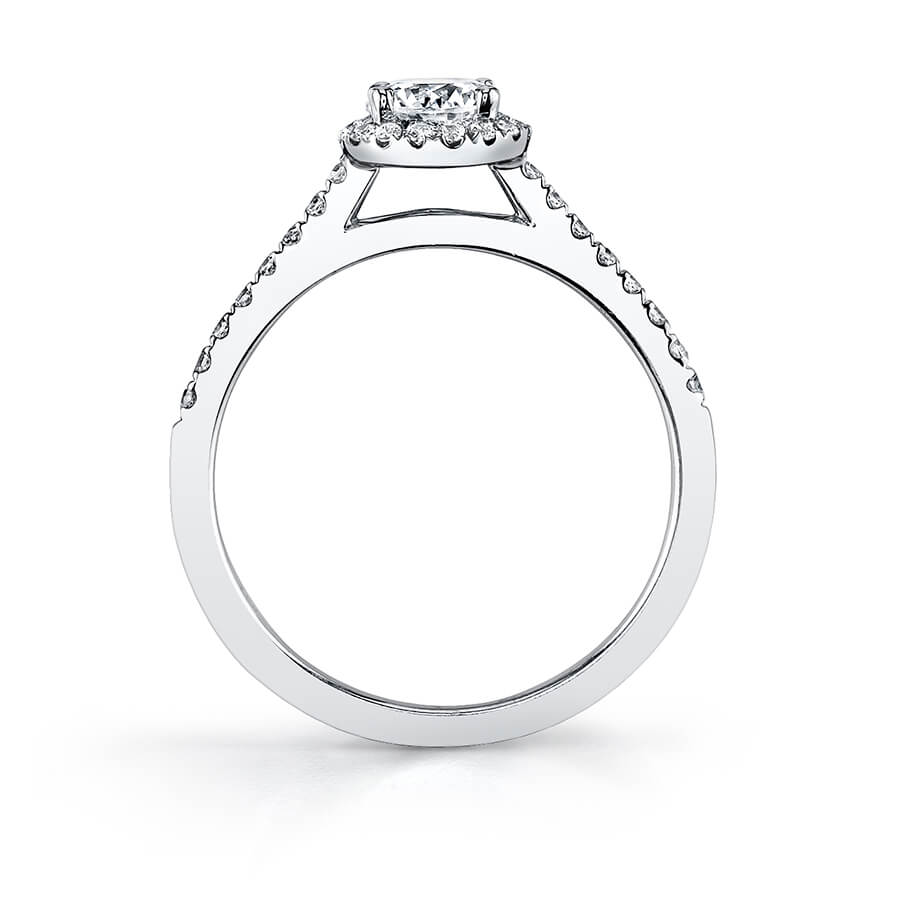 Jenny - Round Halo Engagement Ring
