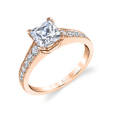 Lacee - Princess Cut Solitaire Engagement Ring