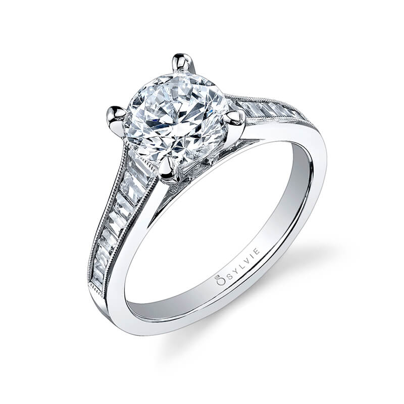 Colletta - Modern Baguette Engagement Ring