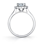 Therese - Round Halo Engagement Ring