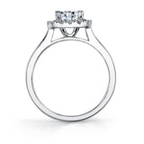Therese - Round Halo Engagement Ring