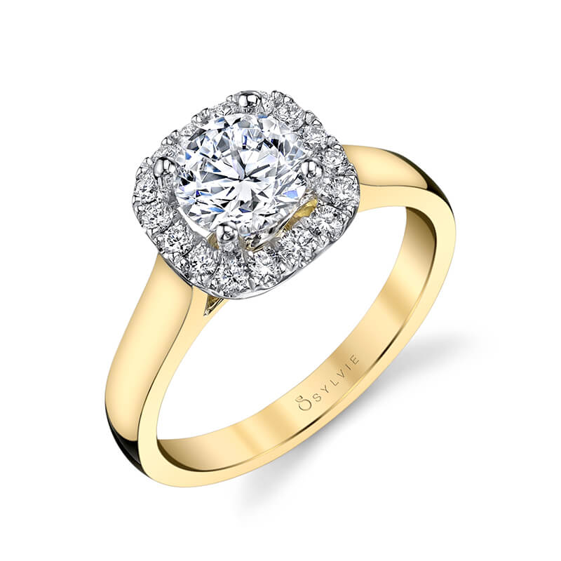 Therese - Round Halo Engagement Ring