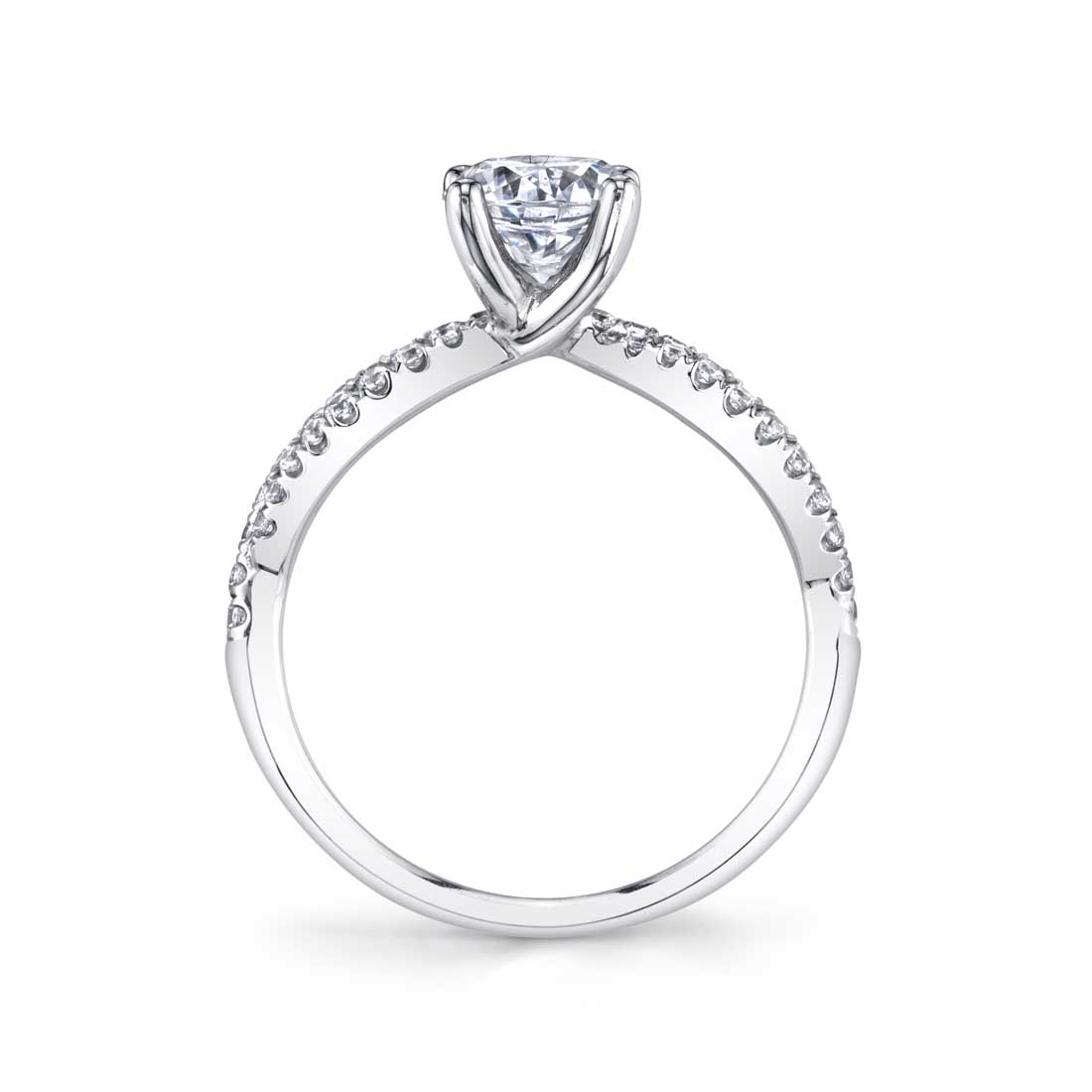 Natasha - Modern Split Shank Engagement Ring
