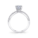 Natasha - Modern Split Shank Engagement Ring