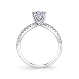 Natasha - Modern Split Shank Engagement Ring