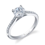 Nathalie - Round Solitaire Engagement Ring