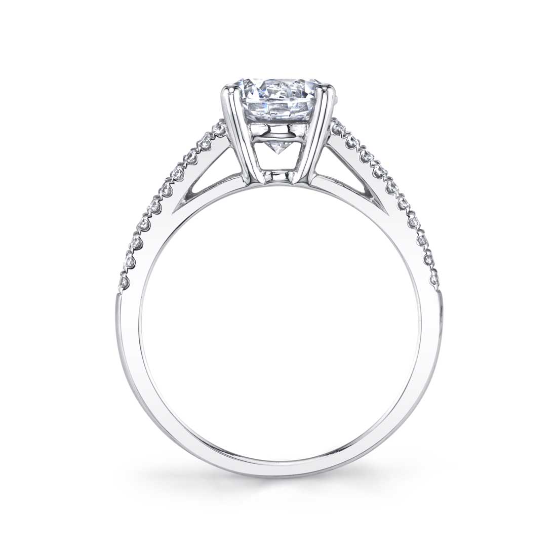 Rosie - Modern Split Shank Engagement Ring