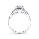 Rosie - Modern Split Shank Engagement Ring