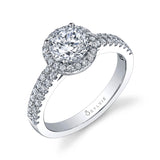 Gwendoline - Classic Halo Engagement Ring
