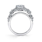 Elyse - Vintage Inspired Cushion Cut Engagement Ring