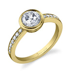 Mariam - Bezel Set Engagement Ring