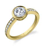 Mariam - Bezel Set Engagement Ring
