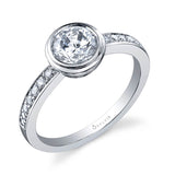 Mariam - Bezel Set Engagement Ring