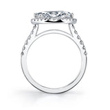 Francille - Hand Engraved Solitaire Engagement Ring