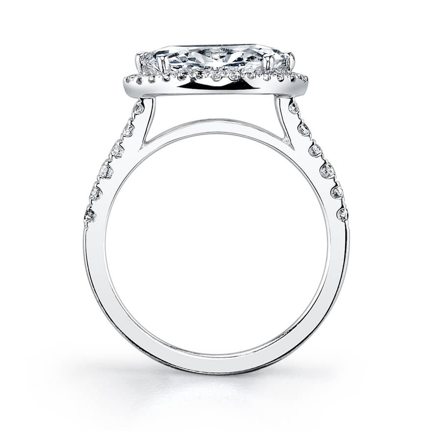 Francille - Hand Engraved Solitaire Engagement Ring