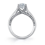 Giulia - Vintage Inspired Engagement Ring with Halo