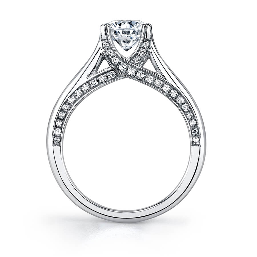 Giulia - Vintage Inspired Engagement Ring with Halo