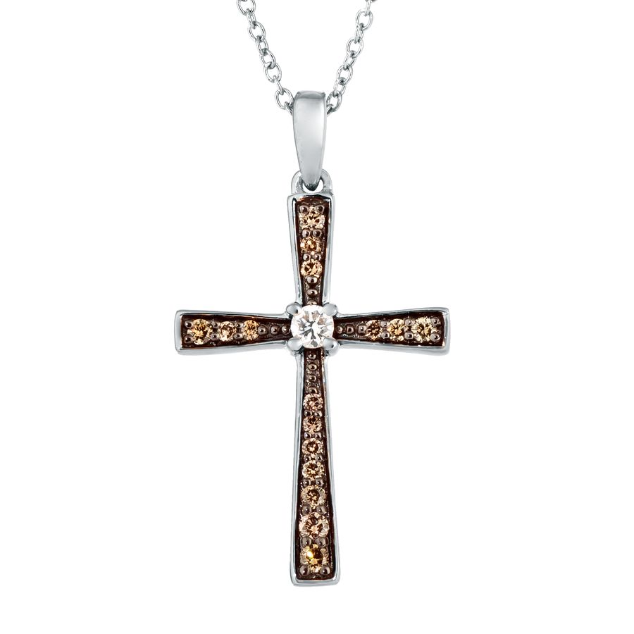 14K WHITE GOLD DIAMOND  PENDANT