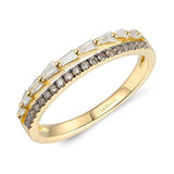 14K YELLOW GOLD DIAMOND  RING