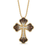 14K YELLOW GOLD DIAMOND  PENDANT