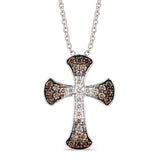 14K WHITE GOLD DIAMOND  PENDANT