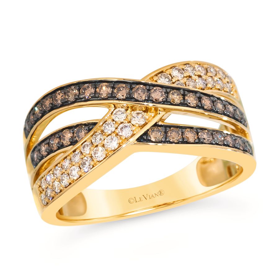 14K YELLOW GOLD DIAMOND  RING