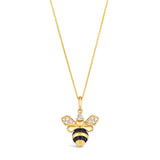 14K YELLOW GOLD DIAMOND  PENDANT