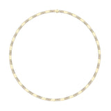 14K YELLOW GOLD DIAMOND  NECKLACE