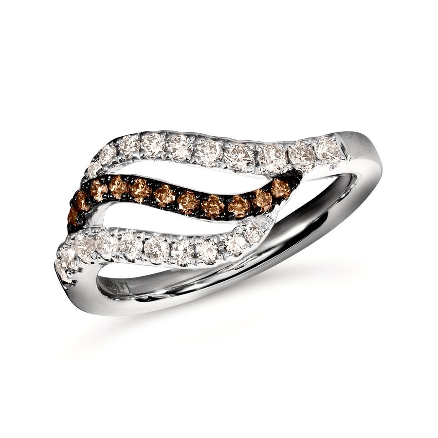 14K WHITE GOLD DIAMOND  RING